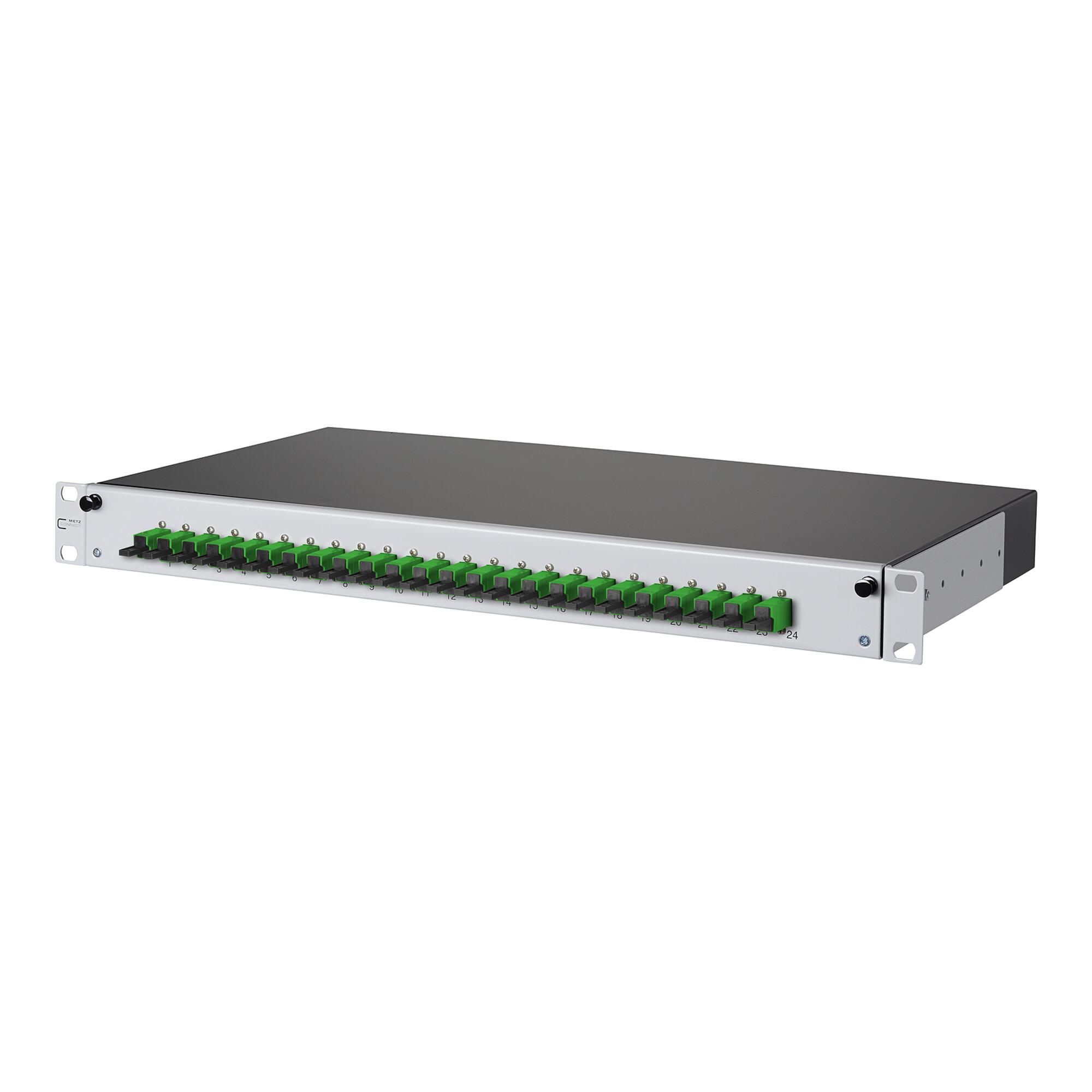 Metz Connect Spleissbox ausziehbar bestückt OpDATs.24E2000OS2APC (1502695924-E)