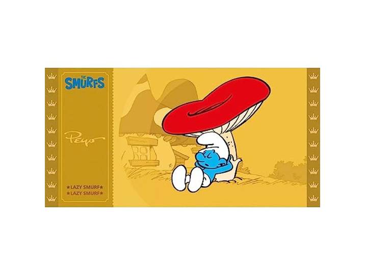 Collectible CK Golden Ticket The Smurfs (Lazy Smurf)