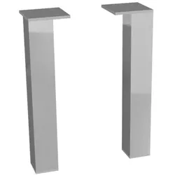 Jika Cube Zubehör 3,5x23,7x6 cm Chrom H4944021760001