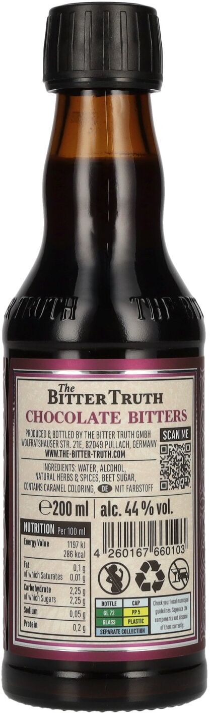 The Bitter Truth Spiced Chocolate 44% Vol. 0,2l