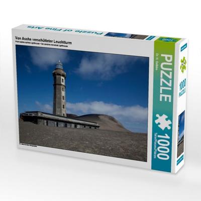 CALVENDO Puzzle Von Asche verschütteter Leuchtturm | 1000 Teile Lege-Größe 64x48cm Foto-Puzzle für glückliche Stunden