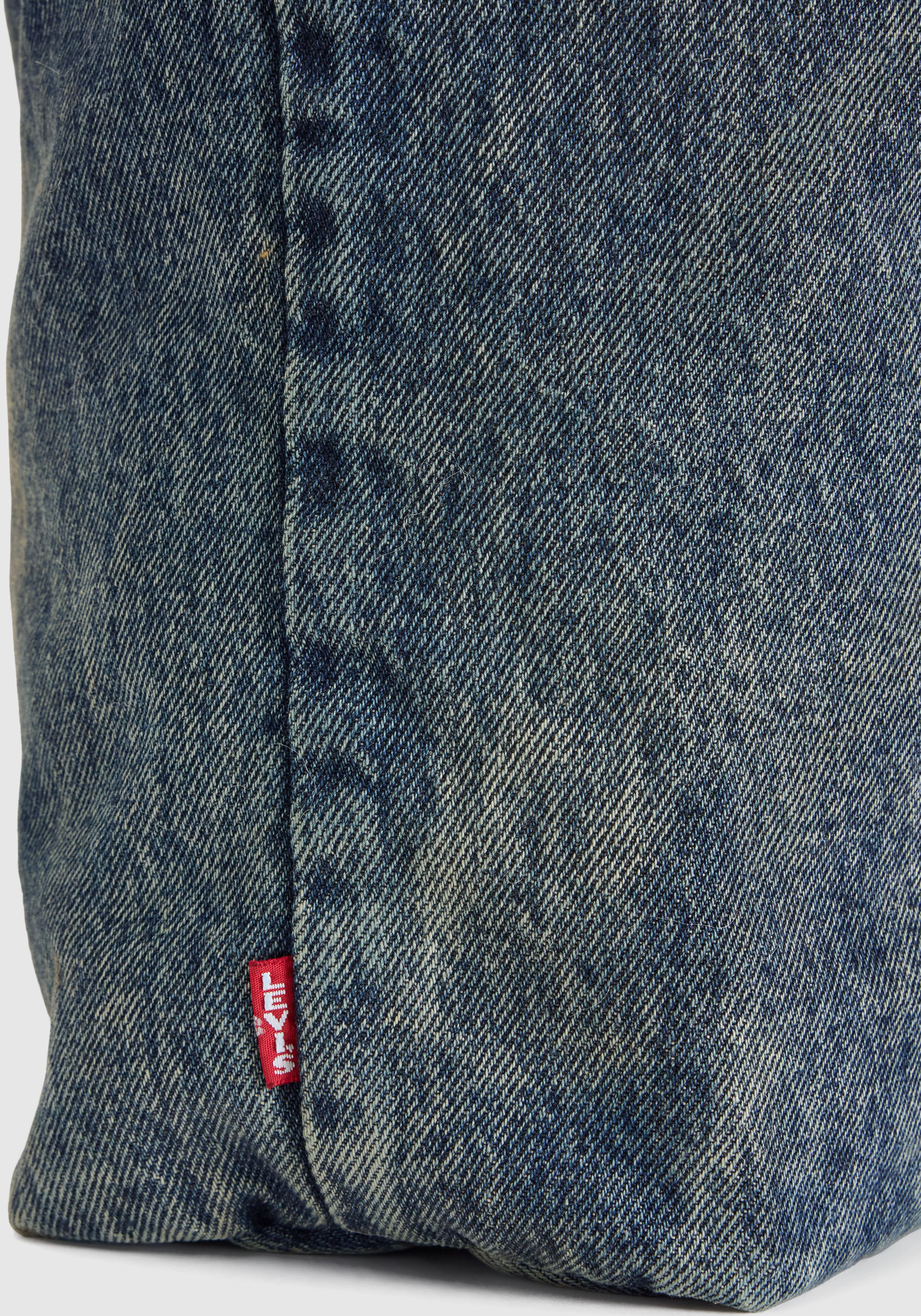 Schultertasche LEVI'S "EMERSON SHOULDER BAG", Damen, laid in the meadow, Denim/Jeans, Baumwolle, Taschen Schultertasche, aus Baumwolldenim, lässiger Stil laid in the meadow Einheitsgröße