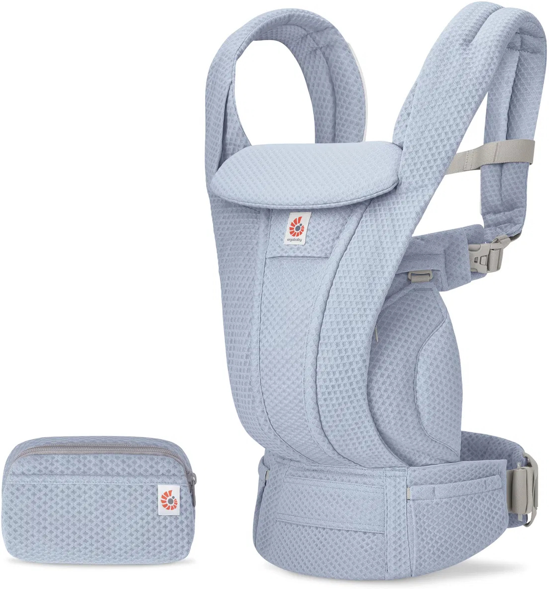 Ergobaby Mochila Portabebés Omni Deluxe Soft Flex Mesh - Serene Blue