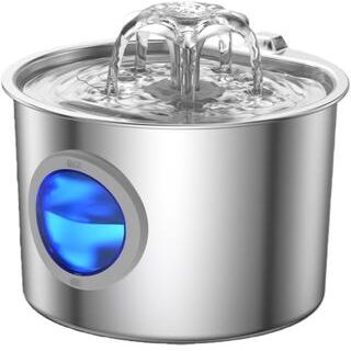 Uplift Picks Stainless Steel Automatic Cat Water Fountain With Filter Pet Water Dispenser c (2.2 L)