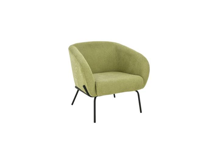 Fauteuil en tissu clair dany vert