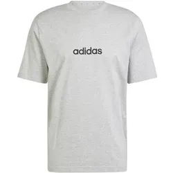 ADIDAS Herren Shirt Essentials Linear Single Jersey, Größe XXL in Grau Grau
