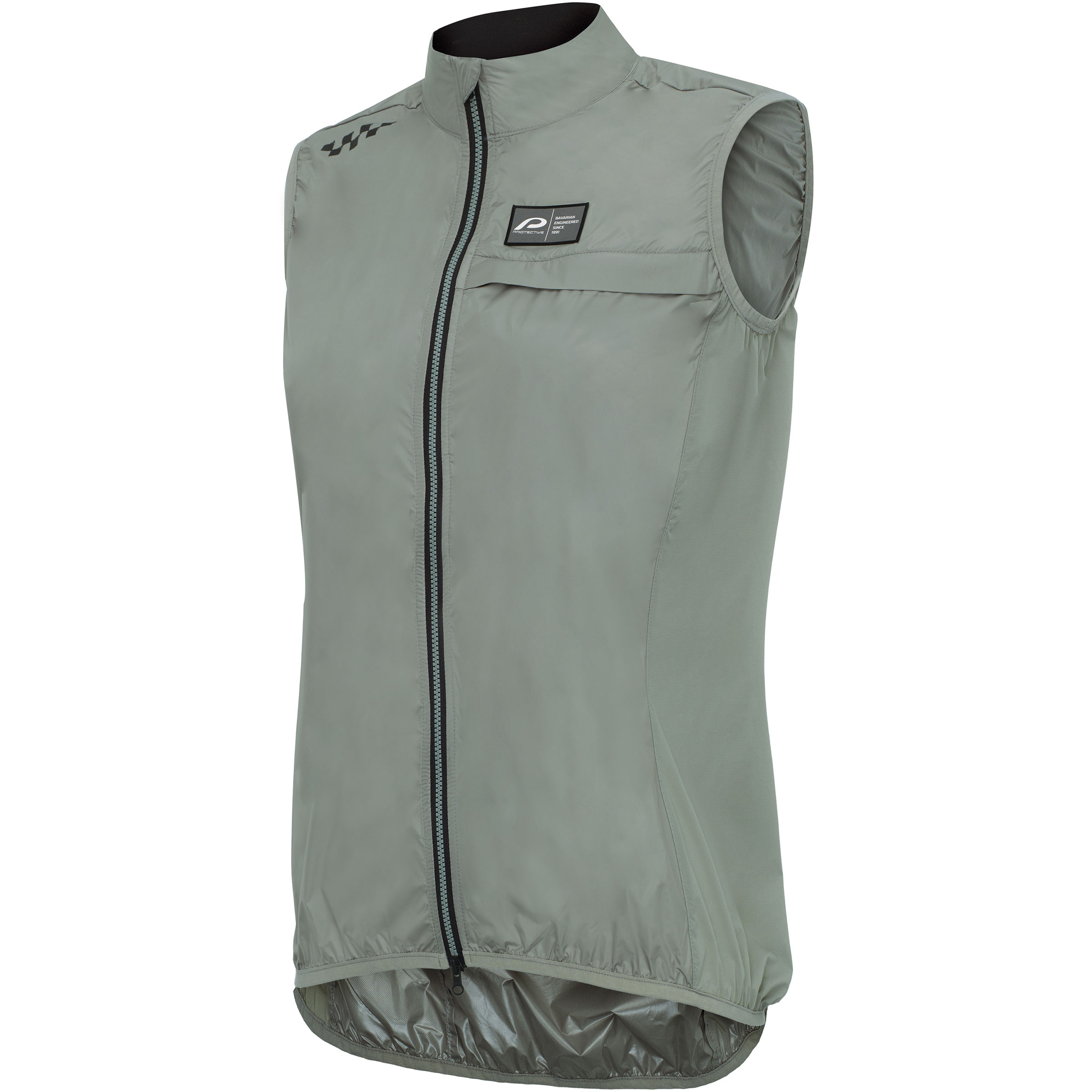 Protective Eazy Weste Damen Fahrradwesten oliv Größe L Mountainbike Klein verpackbar Wasserabweisend