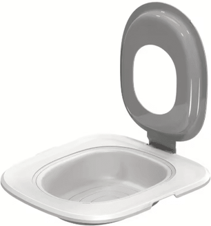 Inspire Picks Reusable Cat Toilet Training Kit For Easy Litter To Toilet Transition gray
