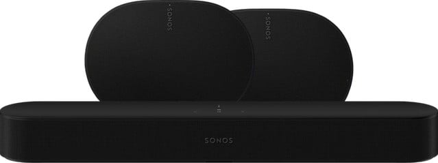 Sonos Beam Gen2 Zwart met 2x Era 300 Zwart