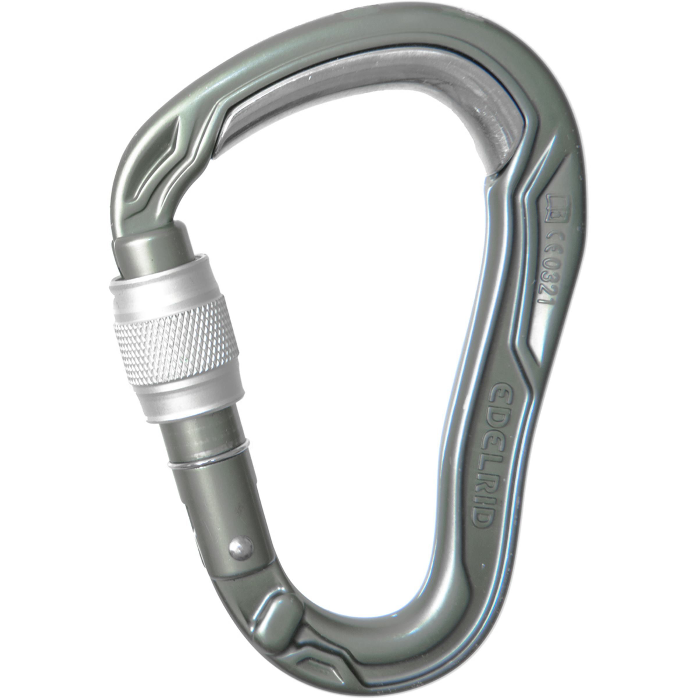 Edelrid HMS Bulletproof Screw Karabiner Karabiner grau Alpinklettern | Sportklettern