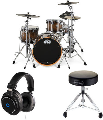DW DWe E33 Drum Kit Exotic Bundle