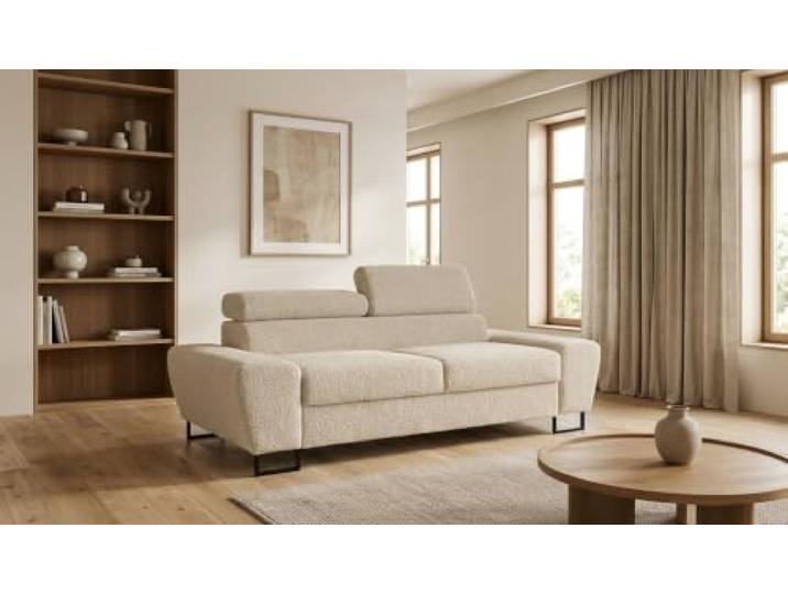 Family Meble Sofa Savio Hunter, 2-Sitzer – Beige – 10