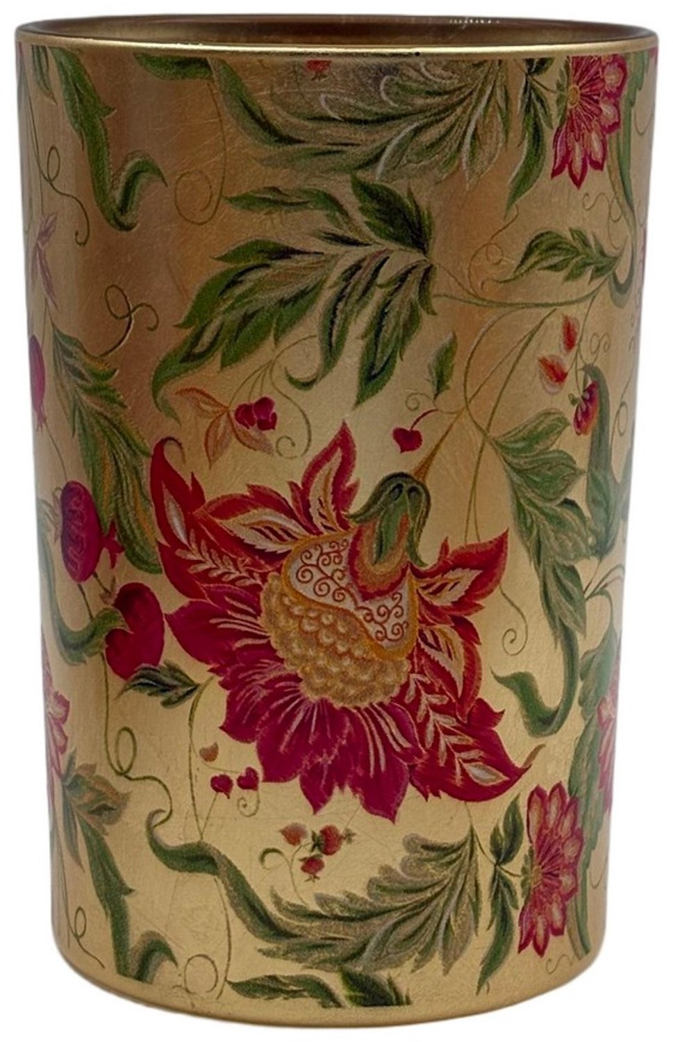 Mars & More Tealighthouder met goudfolie, 18 cm
