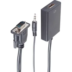 SHVP BS10-01006 - VGA Adapter, VGA Stecker auf HDMI Buchse