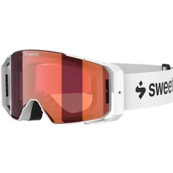 Sweet Protection, Herren, Sportbrille, Deckard MTB RIG Reflect Topaz/Satin White/White OS (Weiss, Orange), Mehrfarbig, Orange, Weiss