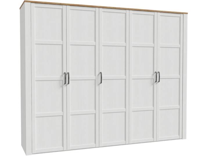 FORTE Kleiderschrank Bohol Höhe 214 cm, 5türig, SoftClose