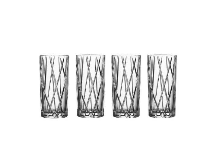 Orrefors Verre City High Ball Lot de 4 35 cl