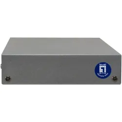 LevelOne Switch 10x FE GEP-1011 1xGE 1xGSFP 120W 8xPoE grau (10 Ports), Netzwerk Switch, Grau