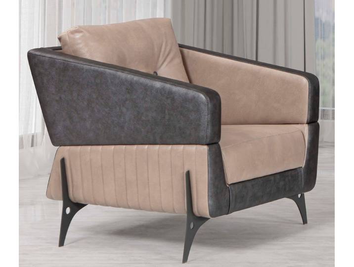 Xlmoebel Sessel Beiger Polstersessel mit eleganter Design und bequemer Polsterung (1-St., Sessel), Hergestellt in Europa