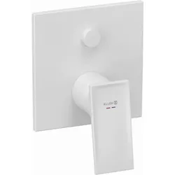 Kludi DECUS Wannenfüll-und Brausearmatur 547595375 Unterputz, Feinbau-Set mattweiß