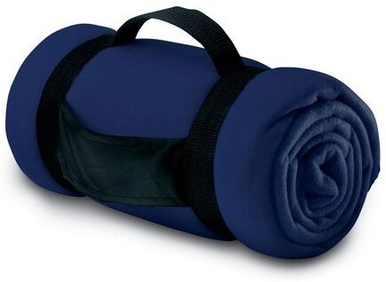 Couverture personnalisée polaire Stavenger PET bleu