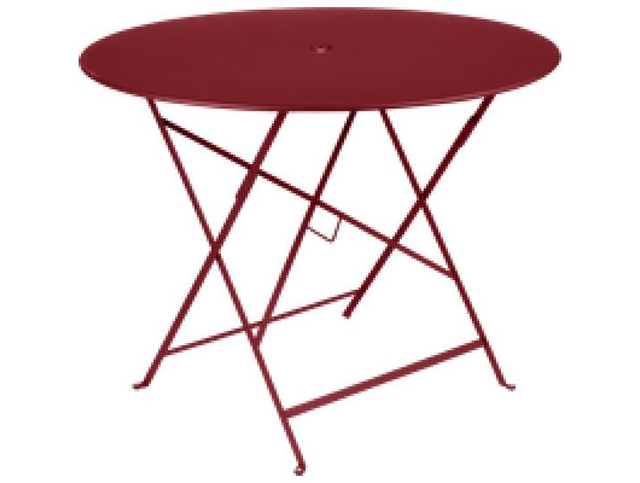 Table Ronde Pliante Ø96 cm Bistro en Acier