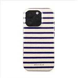 Burga Old Money (Apple iPhone 16 Pro), Smartphone Hülle, Blau, Beige