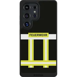 Nivocase Handyhülle für Samsung Galaxy S25 Ultra Hülle NIVOpure Case Schwarz Beruf Feuerwehr Feuerwehrmann (Samsung Galaxy S25 Ultra), Smartphone Hülle, Schwarz