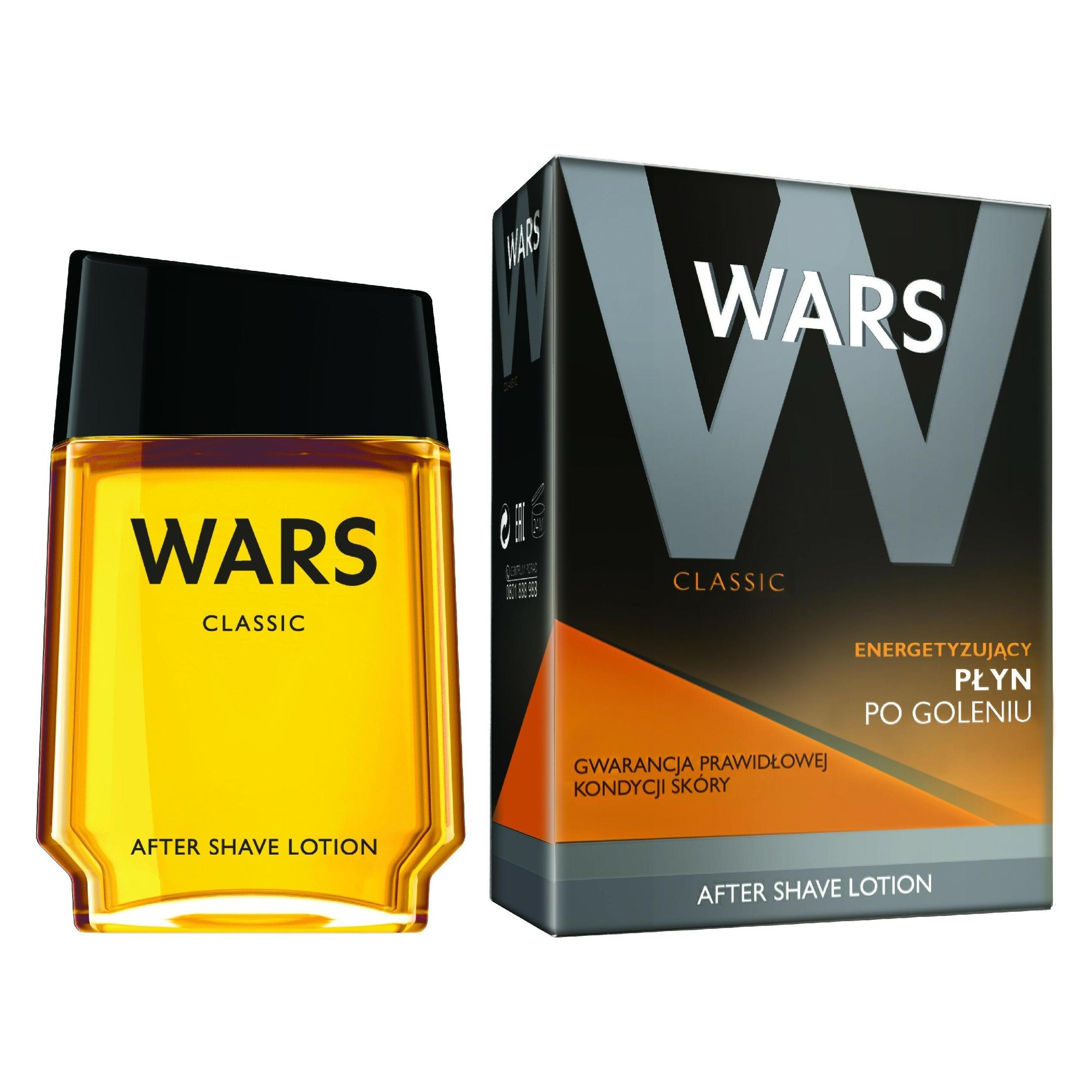 Miraculum WARS After Shave Lotion Classic eneretyzujący płyn do golenia 90ml (Aftershave Lotion, 90 ml) (5900793002487)
