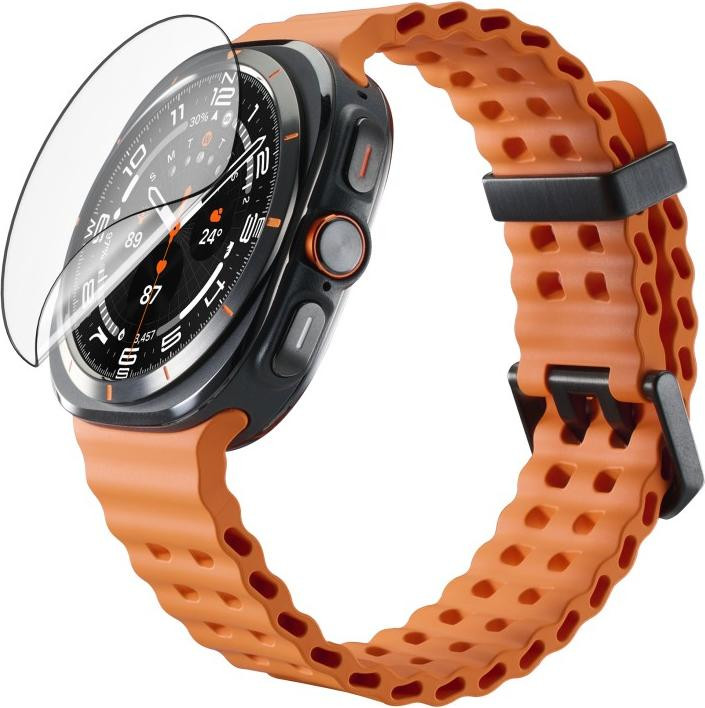 Hama Super Hybrid beschermhoes voor Samsung Galaxy Watch Ultra 47mm, Transparant