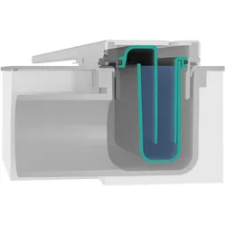 hansgrohe, Duschrinne, HG Duschrinne RainDrain Flex kürzbar, freie Montage 900mm chrom (900 mm)