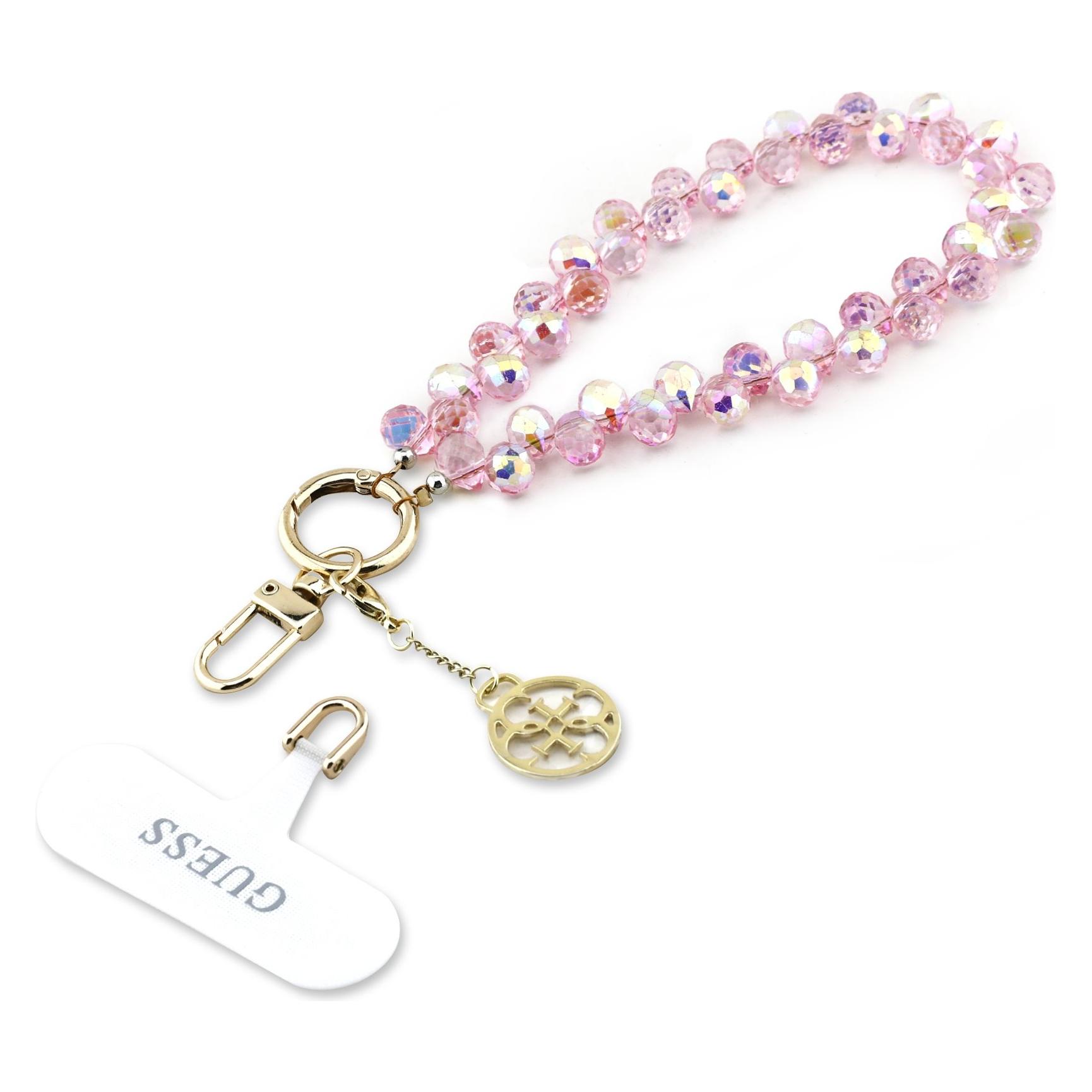 Guess Crystals with Charm Universal Hand Strap - pink (GUUCMDG4CP)