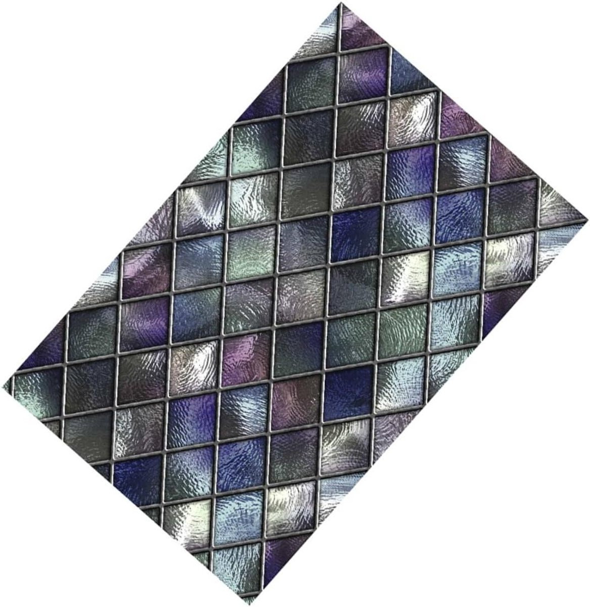 Decoratieve Privacy Raamfolie voor Glas - Multicolor - 90 x 58 cm