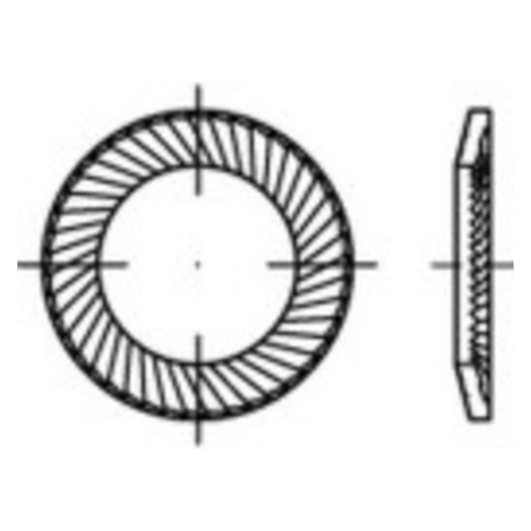Conrad Components Sperrzahnscheiben Innen-Durchm (1069873)
