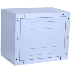 Triton RBA-04-AS5-CAX-A1 - 19" Wandverteiler, einteilig, 4 HE, 495 mm Tiefe (4 HE, 19 Zoll Rack), Serverschrank, Grau