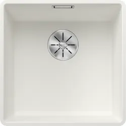 Blanco Subline 400-f Spüle 523497 42,7x42,7cm, PuraDur weiß, für Unterbau