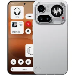 Nothing Phone (4a) Pro (128 GB, Silver, 6.83", Dual SIM, 5G), Smartphone, Silber