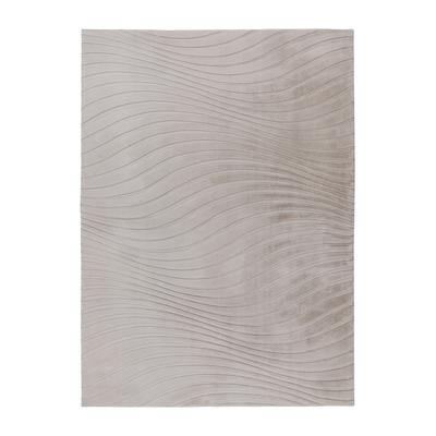 Teppich KAYOOM "Kierk 325", beige (helltaupe), B:80cm H:16mm L:150cm, Polyester, Teppiche, Teppich, Weicher Kurzflor, Wohnzimmer