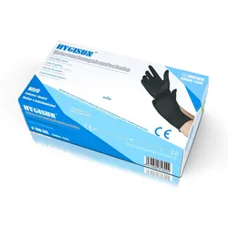 Nitril Handschuhe puderfrei Gr. S Schwarz - 100 Stück