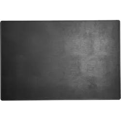 Schreibunterlage aus recyceltem Naturleder, 60 x 40 cm, schwarz, recyceltes Naturleder