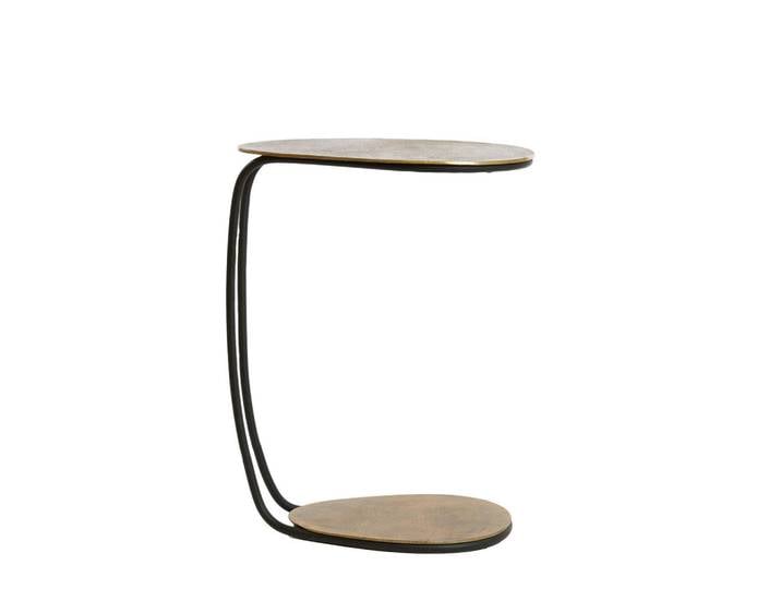 Light & Living Beistelltisch Marsh, Bronze, Metall, oval, 27x53x43 cm, Wohnzimmer, Wohnzimmertische, Beistelltische, Beistelltische Metall