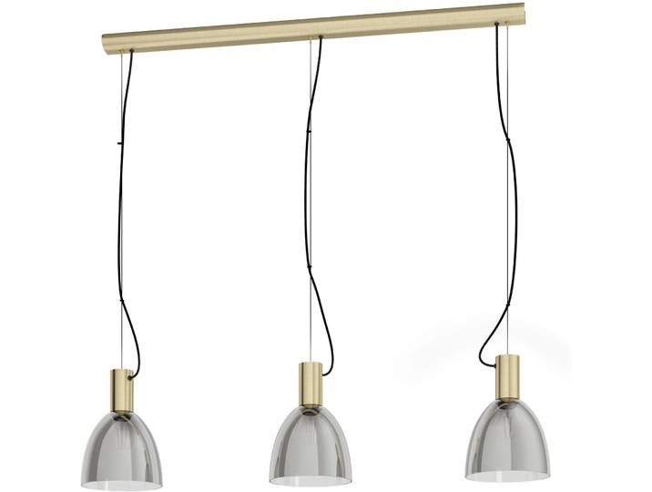 Eglo Pendellampe Lebalio Braun Stahl B 19.5 cm