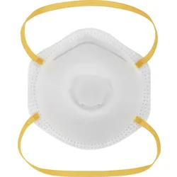 10 x Schutzmaske FFP1 DIN EN149, mit Ventil - (1 Packung mit 10 Stück)