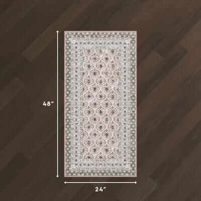 Laura Ashley Imagine Printed Chenille Washable Rugs