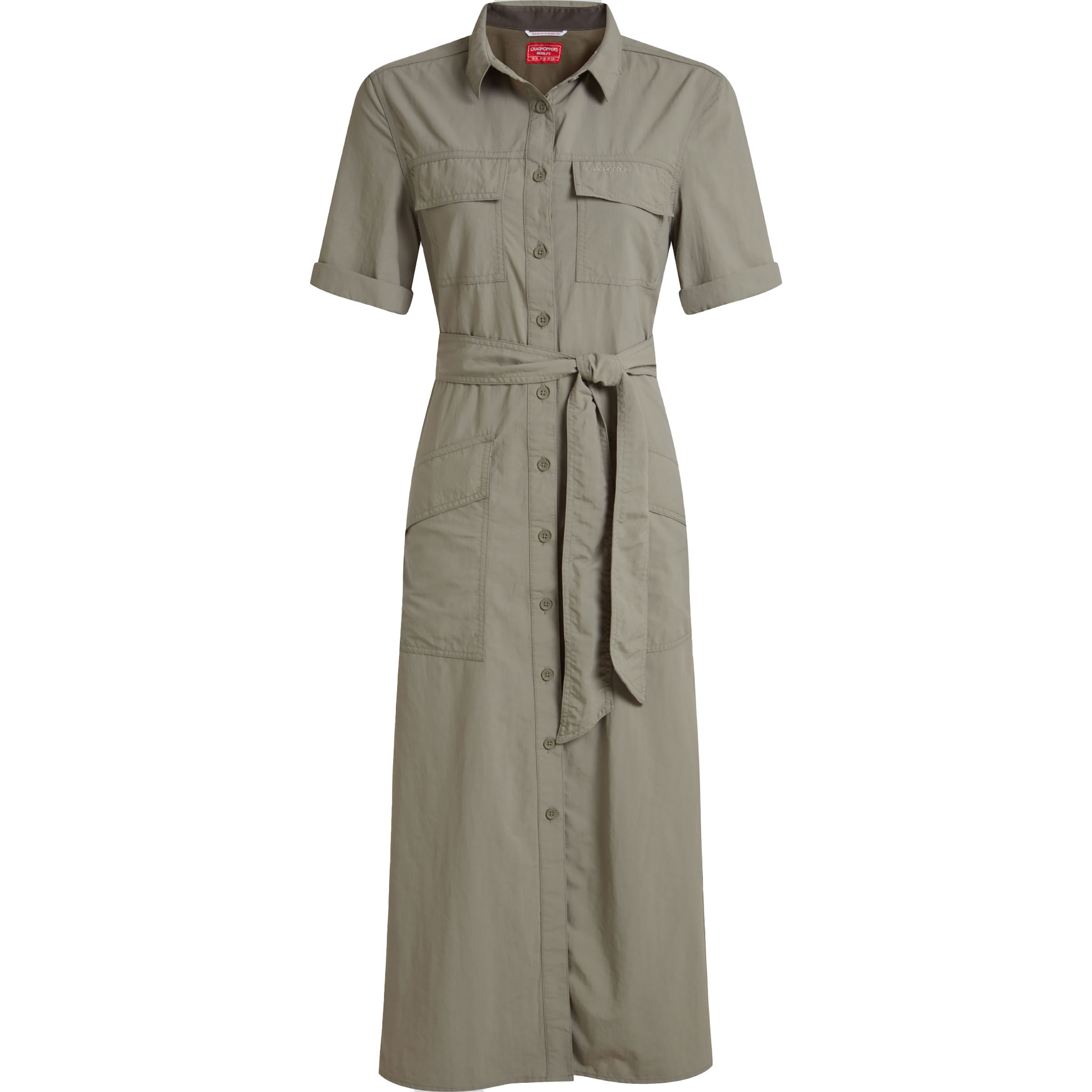 Craghoppers Nosilife Carina Adventure Kleid Damen Kleider oliv Größe L Lifestyle Widerstandsfähig