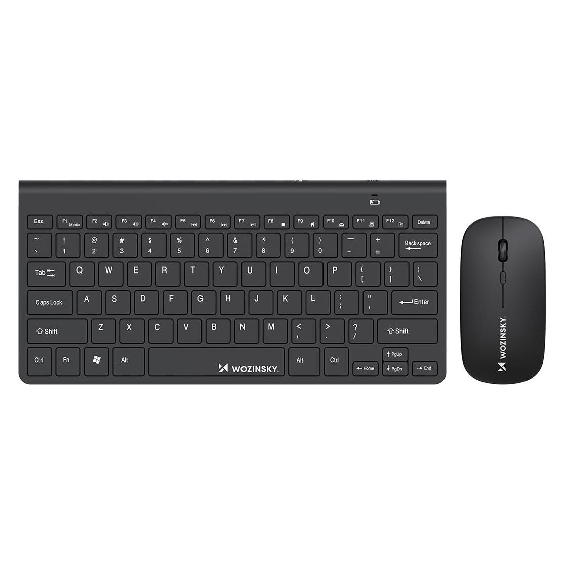 Wozinsky Kabelloses Tastatur- und Maus-Set - Schwarz (Eng. Int., Kabelgebunden, Kabellos) (5907769384189)