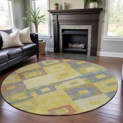 Addison Rugs Premium Washable Super Soft Blocky Contemporary Mayfield Rug