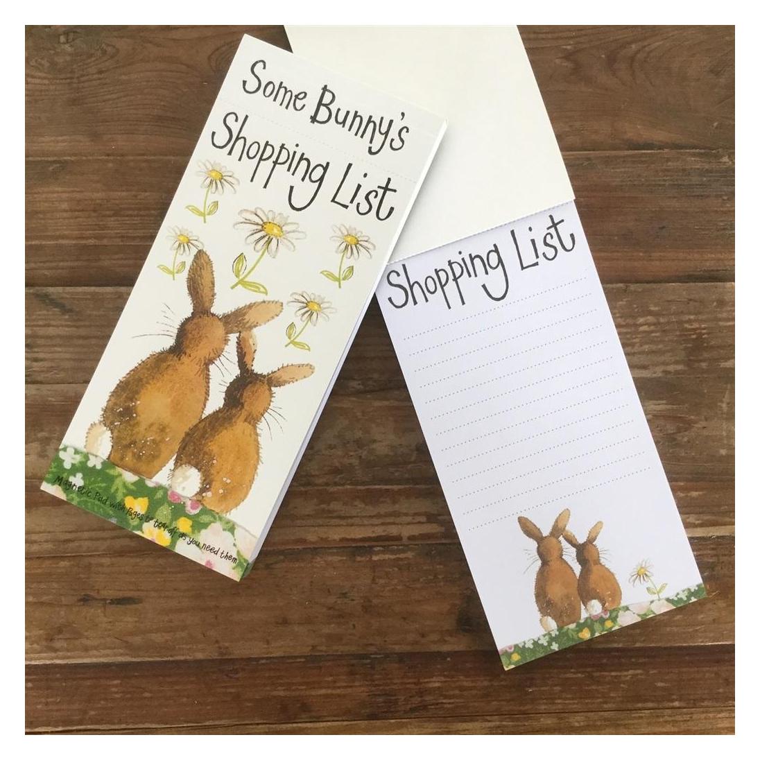 Dtagency Einkaufsliste mit Magnet MNP13 Kaninchen (Gepunktet) (49019426)