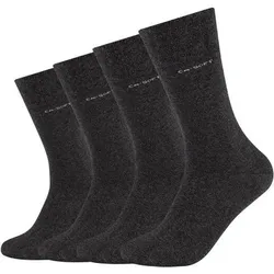 CAMANO Herren Socken Online ca-soft Socks 4p, Größe 35-38 in Schwarz Schwarz