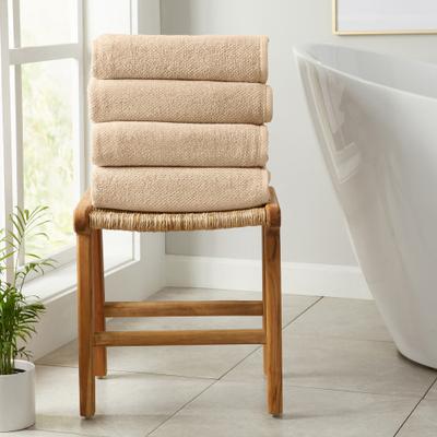 Linery & Co. Luxury Cotton Loop Textured Bath Towel.